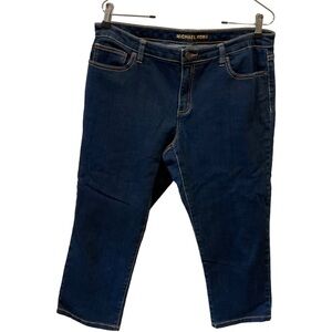 MICHAEL KOR CROPPED JEAN PANTS SIZE 12 NWOT